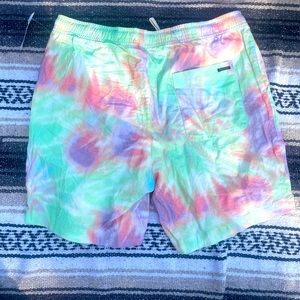 PacSun Pastel Tie-Dye Shorts/Swimsuit